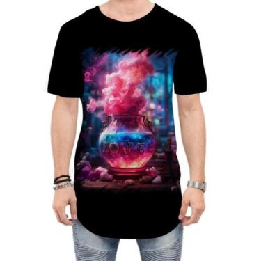 Imagem de Camiseta Longline Poção do Amor Magia 1 - Kasubeck Store®, M