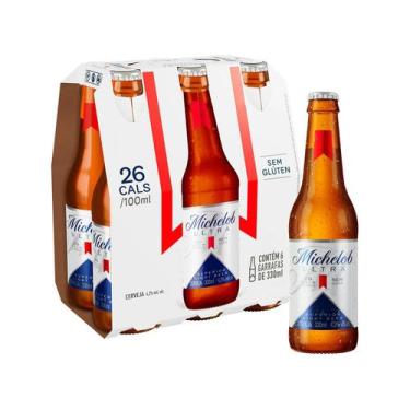 Imagem de Cerveja Michelob Ultra 6 Unidades Long Neck 330ml