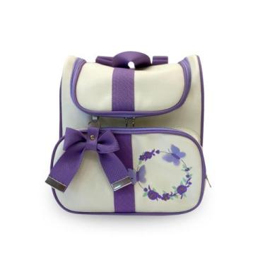 Imagem de Mochila Multiuso Maternidade Luxo Menino/Menina - FJ Baby, Lilás
