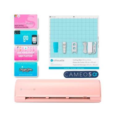 Imagem de Silhouette Cameo 5 Alpha Rosa Máquina De Recorte Avançada