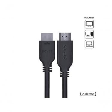 Imagem de Cabo Displayport para HDMI 2.0 Macho 2 METROS com Resolução 4K 2K 30HZ