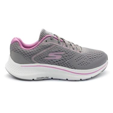 Imagem de Tênis Feminino Skechers Go Run Consistent 128607, Cinza, 37