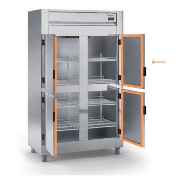 Imagem de Kit 4 Borracha Gaxeta Refrigerador 4 Portas 47x68 Cm Aba - ILPEA, Cinz