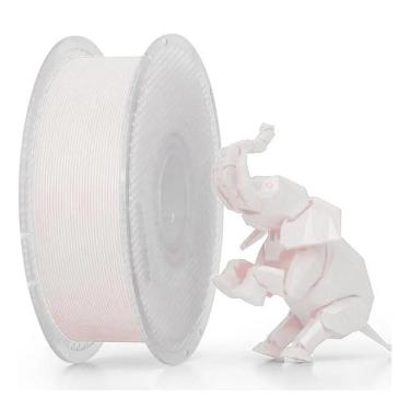 Imagem de Filamento 1,75mm PLA Básico, 1kg, Branco Jade, para Impressora 3D, Com Carretel Reutili...