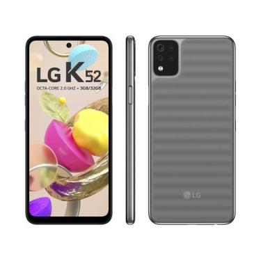 Imagem de Smartphone LG K52 64GB Cinza 4G Octa-Core 3GB RAM Tela 6,6 Câm. Quádru