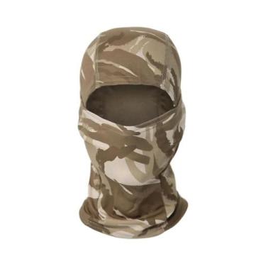Imagem de Máscara Facial Completa Camuflada Unissex Com Proteção Solar, Respiráv