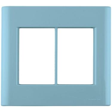 Imagem de Placa 6 Postos 4x4 Tramontina Giz Azul Jeans Tramontina