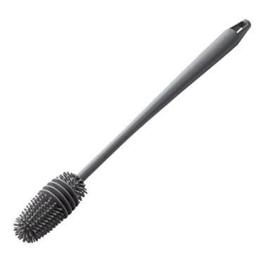 Imagem de Generic Escova de Silicone para Limpar Garrafas, Jarras e Mamadeiras - Cinza