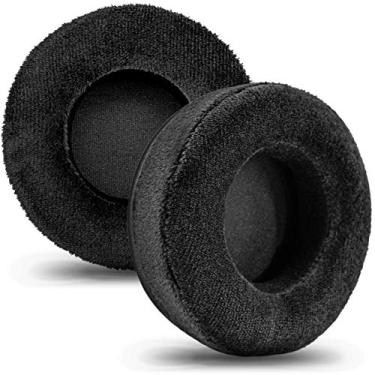 Imagem de Fones de ouvido compatíveis com fone de ouvido Virtuoso RGB sem fio SE Gaming – Fones de ouvido de espuma viscoelástica – Almofadas de ouvido aveludadas I Preto