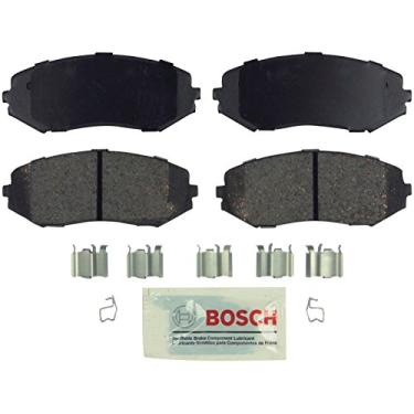 Imagem de Bosch BE1188H Conjunto de pastilhas de freio de disco azul com ferragens para Suzuki Grand Vitara 2006-13 – Frente