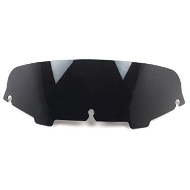 Imagem de FINMOKAL Pára-brisas de 5" para Harley Electra Street Glide 1996-2013 preto