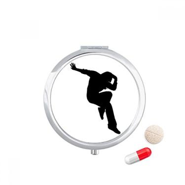 Imagem de Caixa de comprimidos para dançarinos Hip Pop Jumping Performance Caixa de armazenamento de medicamentos