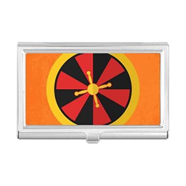 Imagem de Casino Porta-cartões com ilustração de elemento toca-discos e porta-cartões