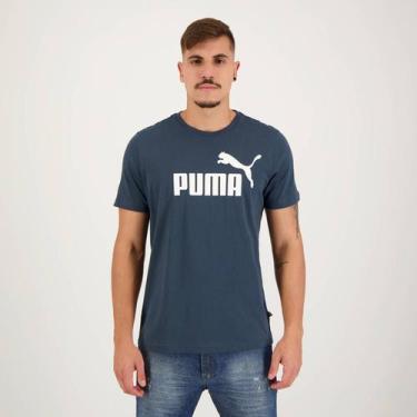 Imagem de Camiseta Puma Ess Logo S Azul Petróleo