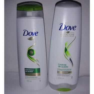Imagem de Dove Kit Shampoo+Condicionador Controle Da Queda 200 Ml