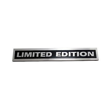Imagem de Emblema de aço inox Limited Edition Edição Limitada Exclusivo 10x1,5cm tunning exclusive (Preto)