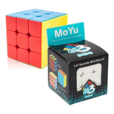 Imagem de Cubo Mágico Profissional 3x3x3 Colorido Magic Cube