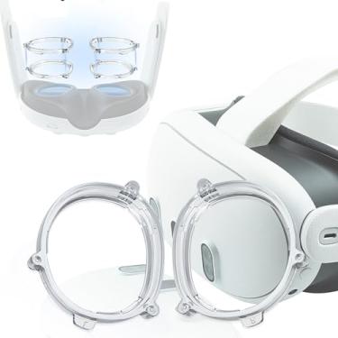 Imagem de Generic Magnetic Myopia Glasses Spacer for Meta Quest 3 VR Headset Accessories - Anti-Scratch Ring Lens Protector - Glasses Bumper Frame