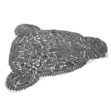 Imagem de STOBOK patch bordado Patches bordados Patches de aplique patches de bordado remendos de jeans apliques bordados triplo cabeça de leopardo saco de chaveiro bordado de corda tecido