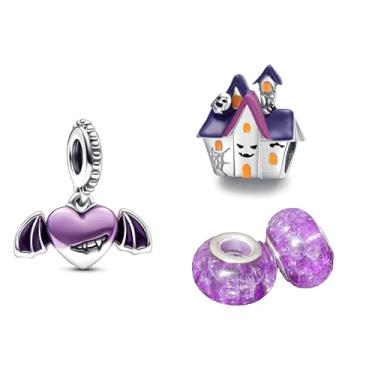 Imagem de kit com 4 berloques Banhado à Prata - Cabe pulseira de Berloques de Pratade todas as marcas - infantil e adulta