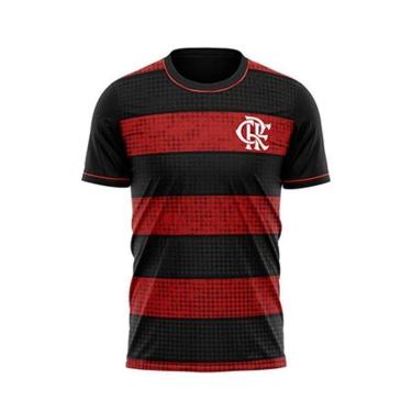 Imagem de Camisa Flamengo Braziline Classmate - PRETO/VERMELHO M-Masculino