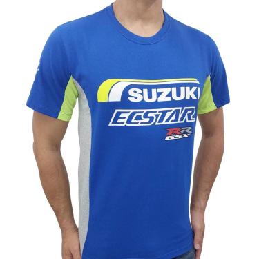 Imagem de Camiseta Suzuki Ecstar Moto GP Azul Royal - 262-Masculino