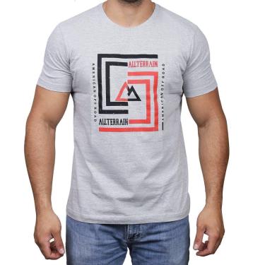 Imagem de Camiseta All-Terrain American Off-Road Cinza-Masculino