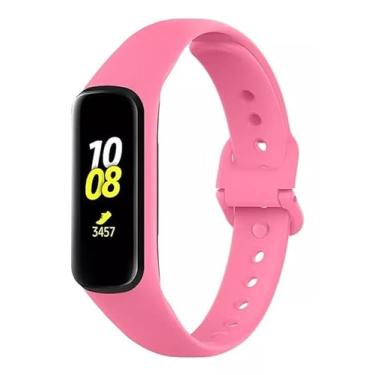 Imagem de Pulseiras de silicone NSmart compativeis com Galaxy Fit2 SM-R220 (R220, Rosa)