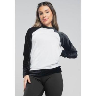 Imagem de Blusa Casaco Feminino Flanelado Agasalho Frio Plush Jaqueta Mvb Modas-Feminino