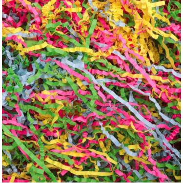 Imagem de Zwish 230 gramas/1/2 libra de papel colorido enrugado para enchimento de caixa de presente para dias de Páscoa, Dia dos Namorados, Natal, caixa de presente