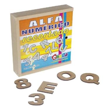 Imagem de Alfabeto Recortado: Brinquedo Educativo em Madeira para Montar Palavras, Estimula Coordenação Motora, +4 anos