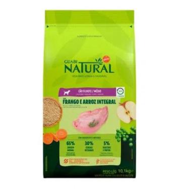 Imagem de Ração Guabi Natural Cães Filhotes Médios Frango e Arroz Integral 10,1 