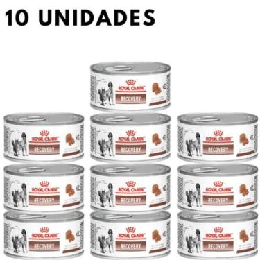 Imagem de Combo 10 Lata Recovery Alimento Úmido Royal Canin - 195g