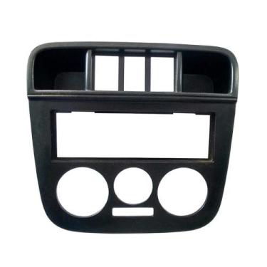 Imagem de Moldura De Painel 1 Din Vw Gol Saveiro Parati G4 - Preto - Autoplast