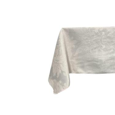 Imagem de Toalha de Mesa Retangular 6 e 8 Lugares Jacquard Medalhão - milleniade