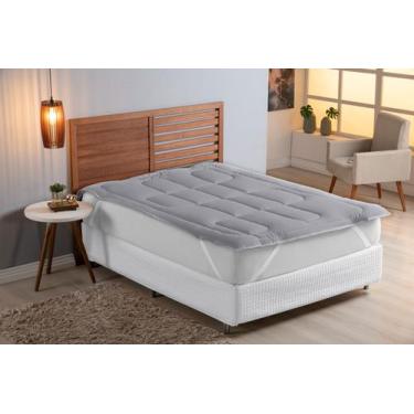 Imagem de Pillow Top Casal Extra Macio Toque Macio em Fibra Siliconada 900g/m2  