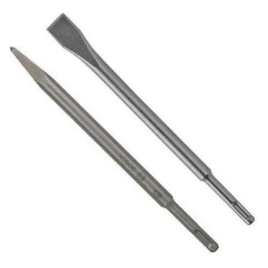 Imagem de Kit Talhadeira E Ponteiro 250mm Sds Plus Long Life Bosch