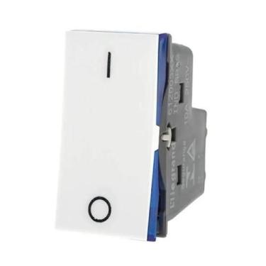 Imagem de Interruptor bipolar simples branco 612005bc pial plus + - LEGRAND