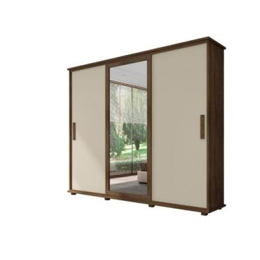 Imagem de Roupeiro/Armário/Guarda Roupas/Organizador PAN Com 3 Portas de Correr 