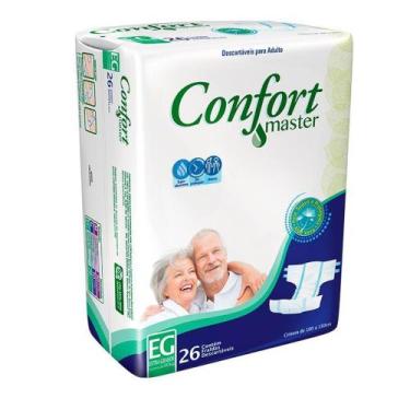 Imagem de Fralda Descártavel Geriátrica Confort Master EG C/26 - CCM Indústria e