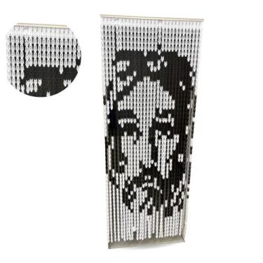 Imagem de Cortina de Porta Cristo Jesus Religião Igreja Deus Pai Divide Cômodos 