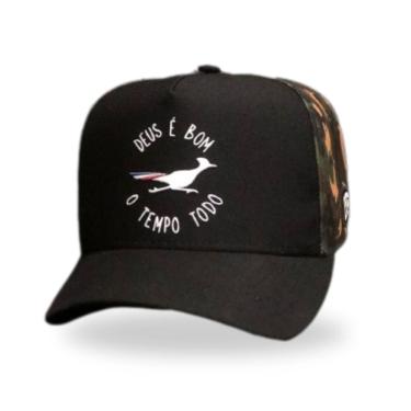 Imagem de Boné OFL Deus é Bom o Tempo Todo Camuflado