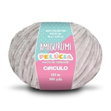Imagem de Fio Amigurumi Pelúcia 131 metros - Círculo, 8008 pedreira