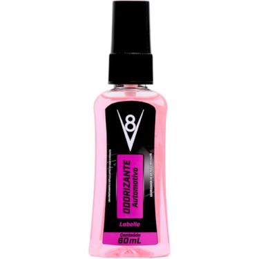 Imagem de V8, Perfumador de ambientes para automóveis (Aromatizador de ar) em Spray, Aroma Labelle, 60 ml, Rosa