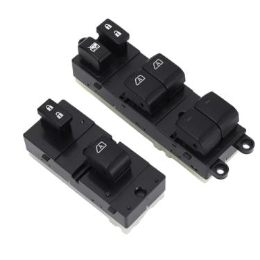 Imagem de Master Power Window Switch Set 25401ZL10A 25411ZP80A Frontal Esquerda e Direita Compatível com Pathfinder 2007-2012 (Direção à Esquerda)