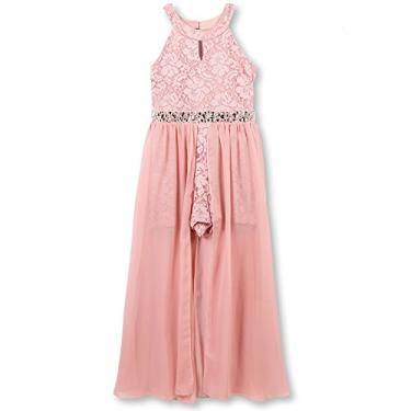 Imagem de Speechless Vestido longo de gola alta para meninas, Nova malva, 7
