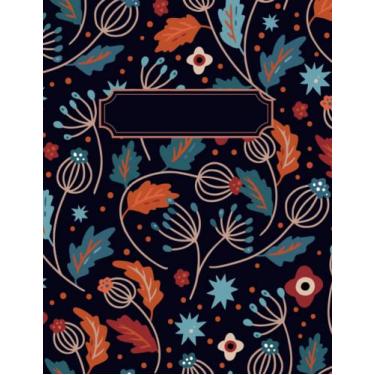 Imagem de Beautiful Floral Notebook Journal 8.5 x 11-120 pages: Keep lists, ideas, and notes. It's perfect for classes, therapy notes, organizing and book clubs, or Bible studies.