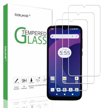 Imagem de beukei (Pacote com 3) Projetado para Orbic Joy 2 Protetor de Tela Vidro Temperado, Dureza 9H