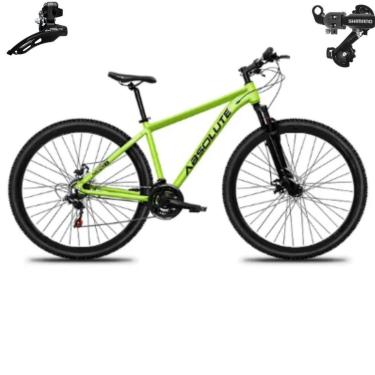 Imagem de Bicicleta Aro 29 Absolute Nero 5 24 Marchas Mtb Indexada Cambios Shimano Suspensão 80mm Aluminio-Unissex