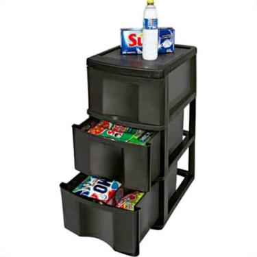 Imagem de Gaveteiro S.Bernardo 03Gav.Pr-Gv14P - São Bernardo